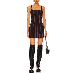 By.Dyln 'Dena' Red Denim Dress Size M - NWT